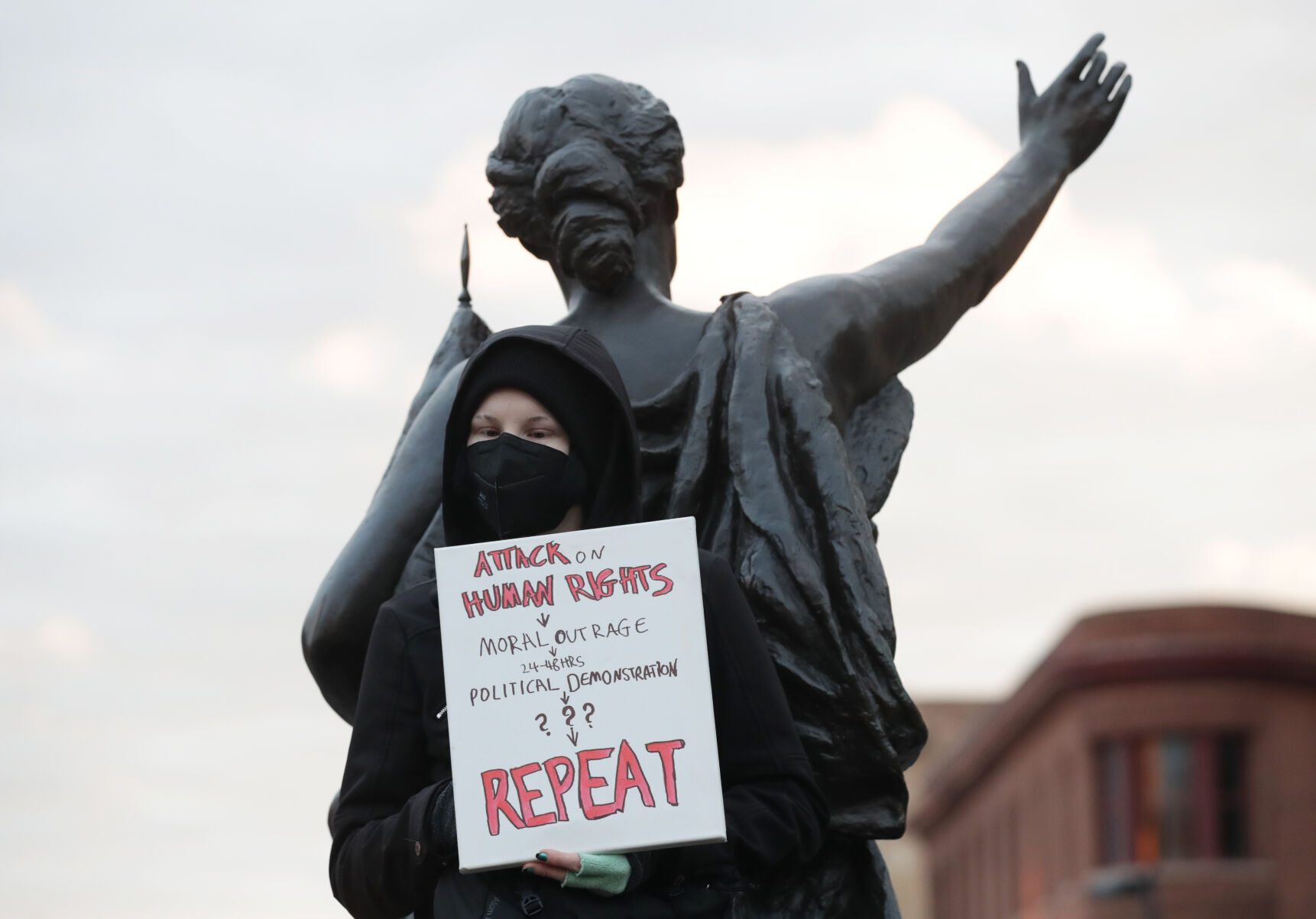 Protest for the right to abortion